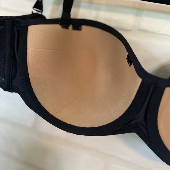 NWT Soma Stunning Support Strapless Convertible Underwire Bra 38 D Black #0055 - Picture 3 of 13
